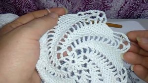 Скатерть "Круговорот". Мастер класс для начинающих.