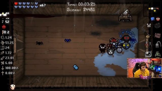 Best Brimstone Synergies Ever (Brimstone+Spoon Bender+Tiny Planet+Tammy's Head) - Binding of Isaac смотреть онлайн