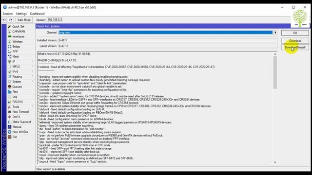 MikroTik Tutorial # 4- OS Upgrading / Update & Firmware | Upgrading RouterOS | Mikrotik OS Download смотреть онлайн