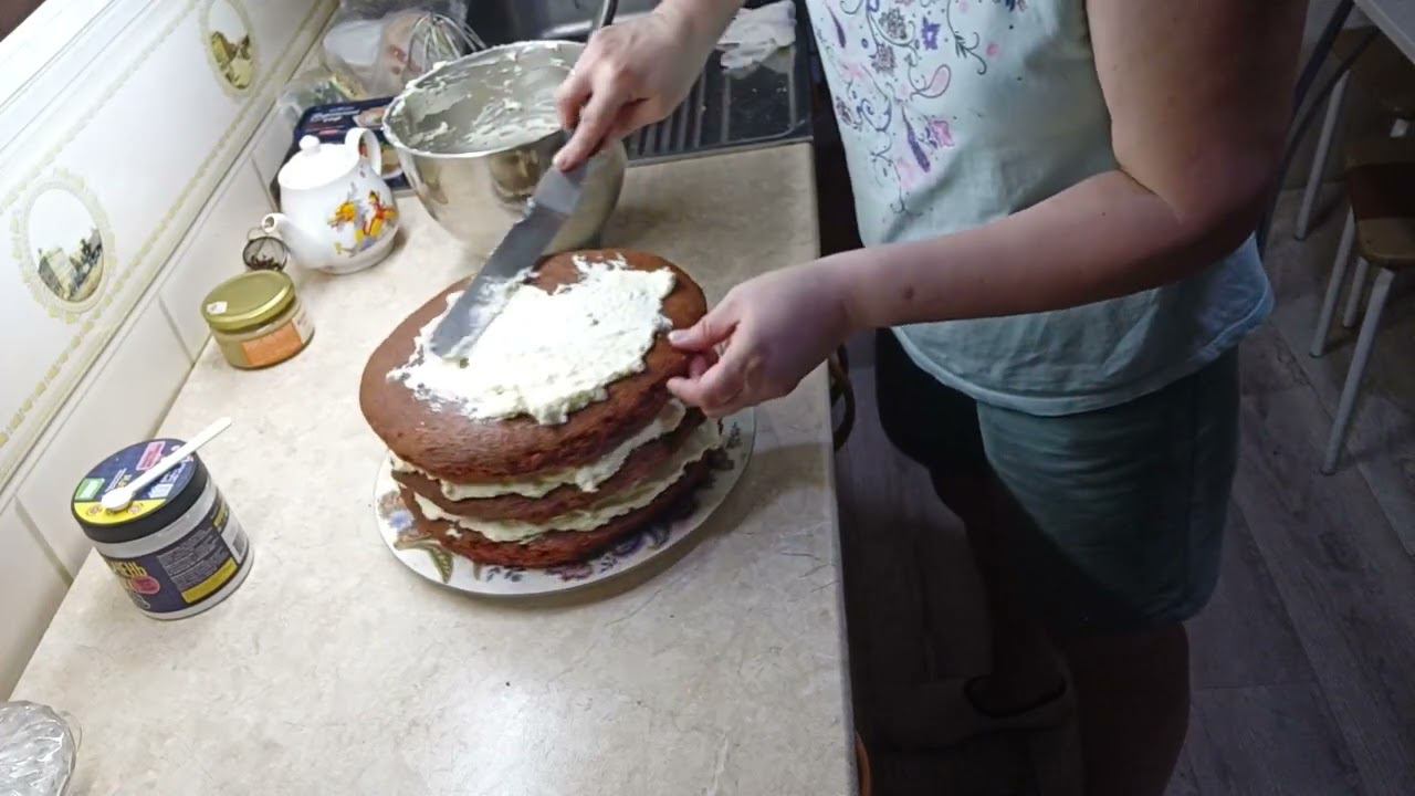 Два весёлых гуся, собираем торт