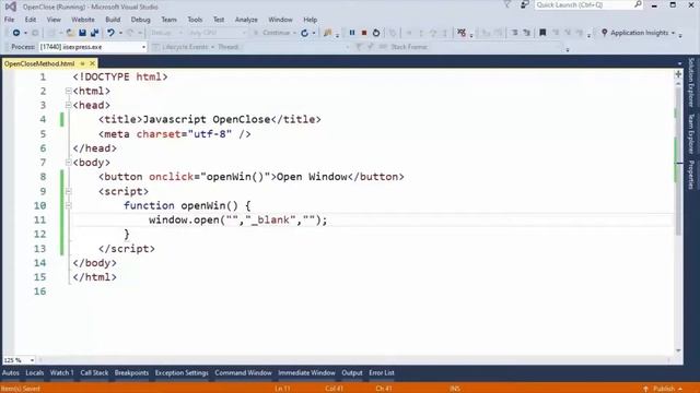 window open and window close method in Javascript смотреть онлайн