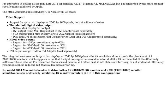 Apple: Mac mini 2014 4k + 2k Monitor Configuration смотреть онлайн