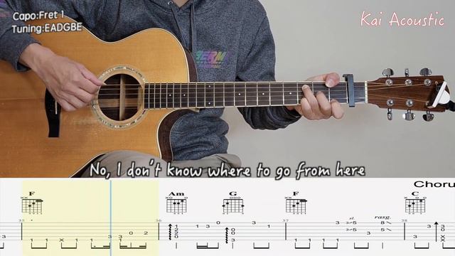 I'm a Mess(Avril Lavigne) | Fingerstyle Guitar Tutorial TAB & Chords & Lyrics смотреть онлайн