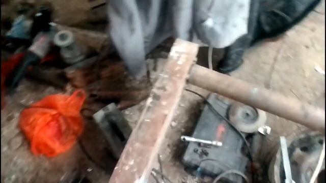 Часть 2, фреза для трактора, из моста. смотреть онлайн