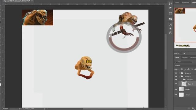 Lifestealer - Ilustración en Photoshop (Dota 2) смотреть онлайн