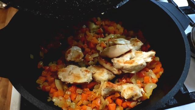 Гречка томленая с курицей и грибами | Вкусное блюдо для семейного ужина! смотреть онлайн