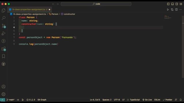 [ENG] How to create Class properties with Constructor assignments смотреть онлайн