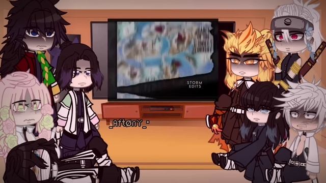 Hashiras react to Tanjiro Kamado смотреть онлайн