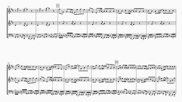 Canon in D (Pop Style) - For Flute, Oboe and Bassoon смотреть онлайн