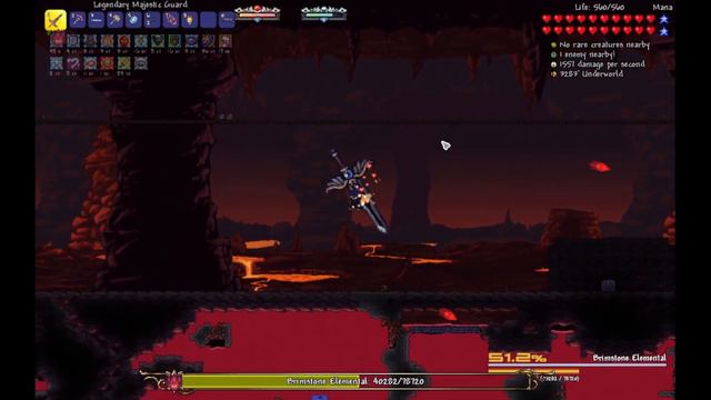 Death Mode True Melee - Brimstone Elemental [Terraria Calamity] смотреть онлайн