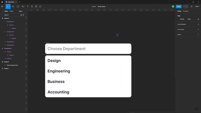 How to Create Interactive Drop Down Menu In Figma | Figma Tutorial смотреть онлайн