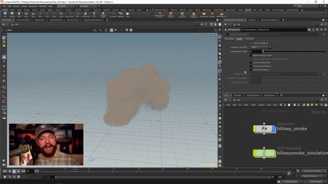 Houdini | Caching Large Simulations | Cmd Line Rendering & Optimizations смотреть онлайн
