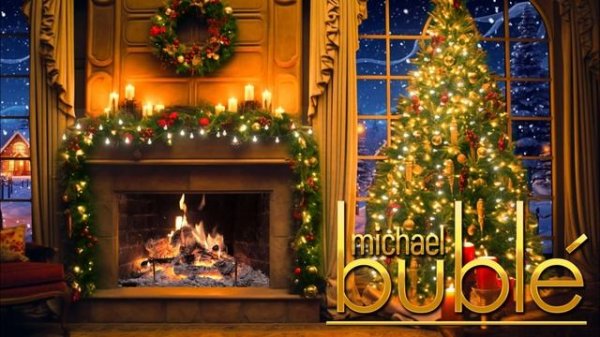 The Best Songs Of Michael Bublé ? Michael Bublé Christmas Album with Fireplace ? Special Xmas Songs