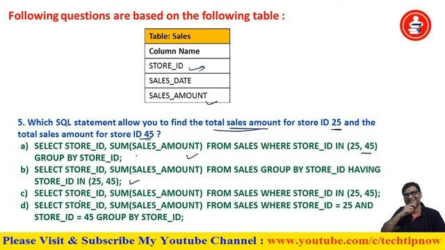 Sumita Arora Textbook Solution IP Class 12 Chap-7 Querying Using SQL Type-A Short Question Ans |P-2 смотреть онлайн
