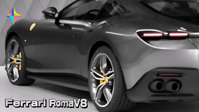 Ferrari Roma V8 4.0 GREY/RED 2023 LED 20" DIAMOND WHEELS 269.714 € смотреть онлайн
