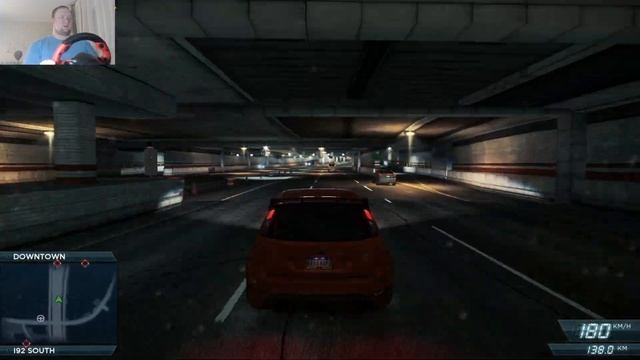 Need for Speed Most Wanted (2012) Ford Focus RS500 | Speedlink Trailblazer Racing Wheel смотреть онлайн