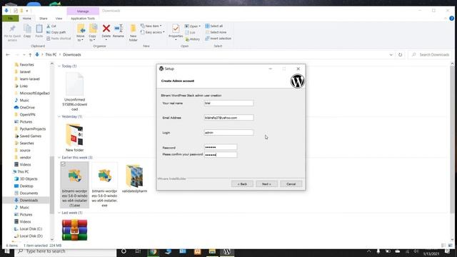 How to install wordpress into your PC using bitnami software смотреть онлайн