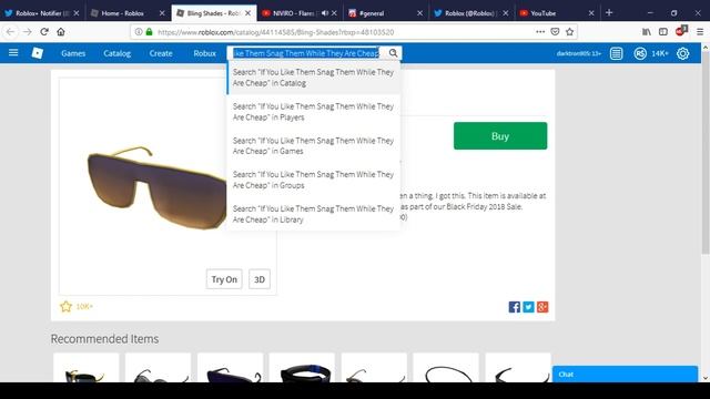 Bling Shades Are Discounted | Roblox Black Friday Sale 2018 #29 смотреть онлайн