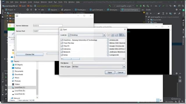 Send large file in Java (demo) смотреть онлайн