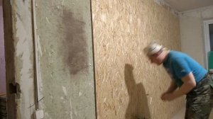 Отделка панельных стен плитой ОСБ под ГКЛ. Ремонт своими силами