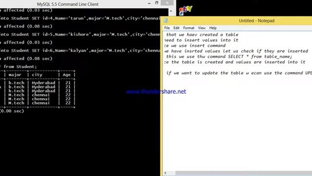 sql queries смотреть онлайн
