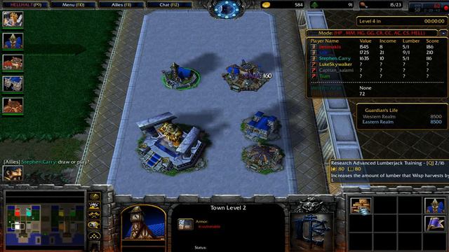 Warcraft 3 - Battlenet - HELLHALT TD v4.0.5.7 ( -hp ) смотреть онлайн