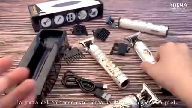 Аккумуляторная перезаряжаемая машинка для стрижки волос профессиональный триммер смотреть онлайн