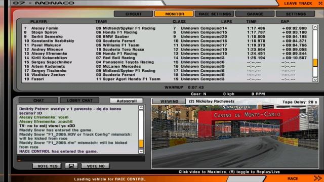 F1 2006 online. 7 этап - Гран-при Монако смотреть онлайн