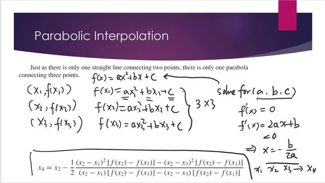 Parabolic Interpolation Method (Part 1) смотреть онлайн