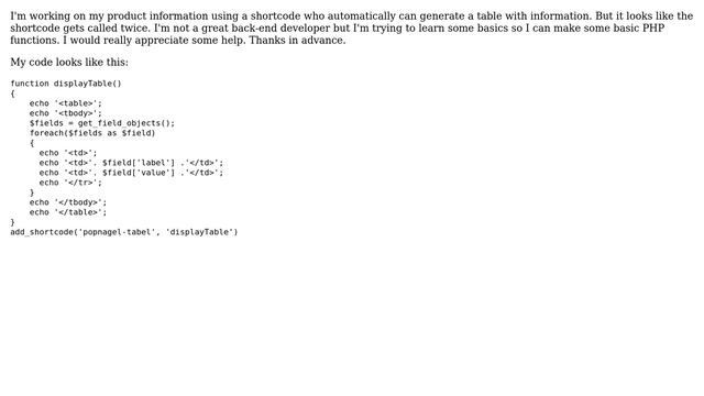 Wordpress: Shortcode called twice смотреть онлайн