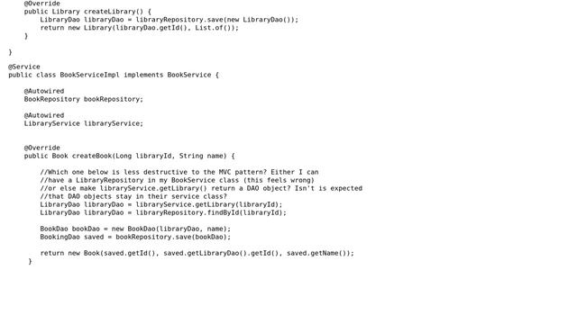 How best to structure my Service/Repository layers when persisting a Many to One object? смотреть онлайн