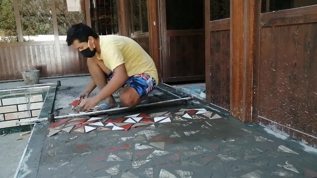 мозаика вся ручная работа из плитки и гранита смотреть онлайн