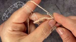 ШАЛЬ КРЮЧКОМ! Лёгкий, красивый узор «Листопад»/şal/shawl crochet