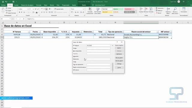 Crea BASES DE DATOS en Excel ? [ Fácil y rápido ] смотреть онлайн