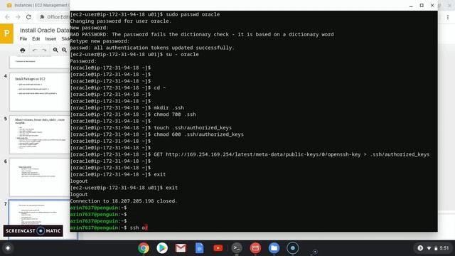AWS Tutorial For Beginners | AWS Training | Install Oracle database 12c on AWS EC2 смотреть онлайн