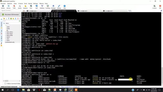 Docker Volume Container With Port Redirects смотреть онлайн