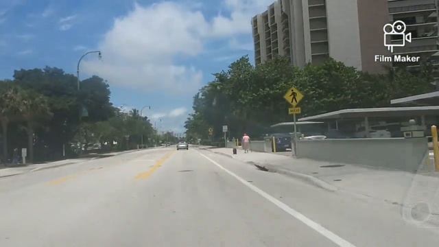 PERFECT DAY OR BIT WINDY? - Road Tour To Pompano Beach, City Of Pompano Beach Today смотреть онлайн