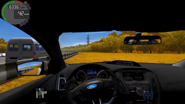 City Car Driving 1.5.4 - Ford Focus RS 2017 - Logitech G27 Gamelay смотреть онлайн