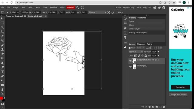 How to use PSD smart object file in Photopea смотреть онлайн