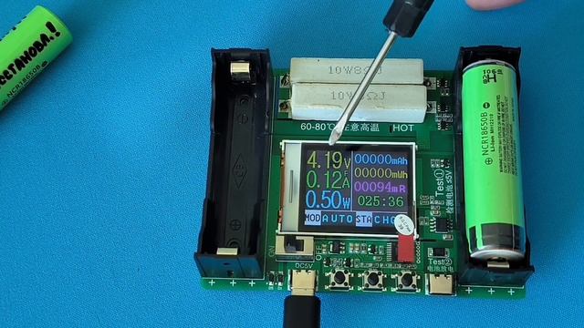Тестер ёмкости аккумулятора 18650 смотреть онлайн