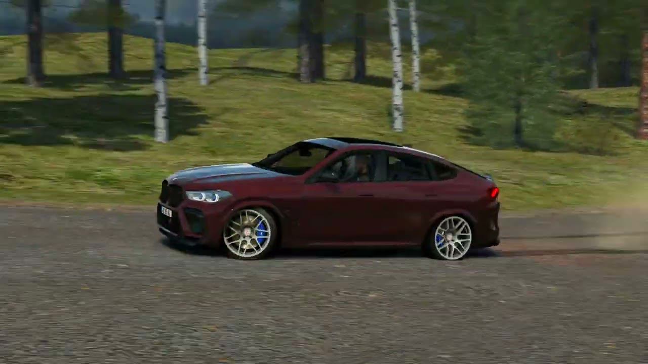 BMW X6 M Competition - Dirt Finland Trail | Assetto Corsa. смотреть онлайн