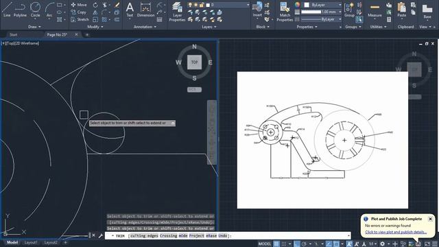 AutoCAD Drawings | AutoCAD Exercises Part 25 смотреть онлайн