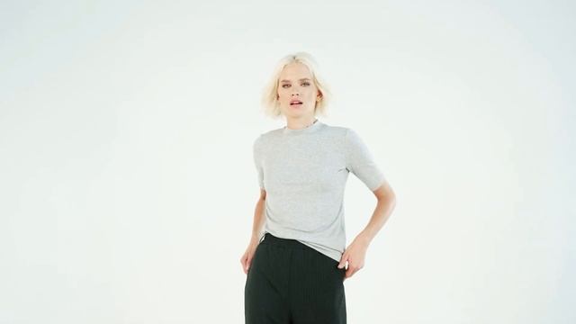 Повседневный комфортный образ ELIS для нестрогого офисного дресс-кода//Тренды трикотажа осень 2021 смотреть онлайн