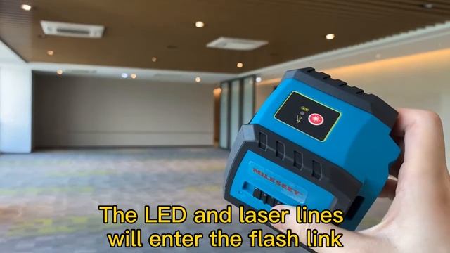 Mileseey 2020 New 2 Lines Laser Level L52R Professional Vertical Cross Laser Leveler with Battery смотреть онлайн