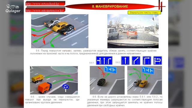 ПДД.Маневрирование часть 2.Автошкола "Кулагер" г.Нур-Султан смотреть онлайн
