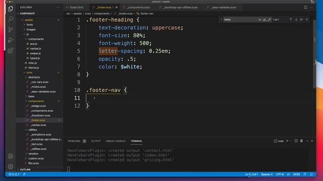 Bootstrap 5 Corporate Full Build: Build Footer (Part 11) смотреть онлайн