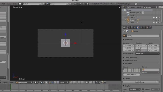 blender 2.5 360 Camara animation tutorial смотреть онлайн