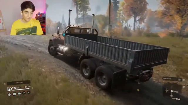 Snow Runner💥😎گیم پلی بازی اسنو رانر🚚بار چوب بردم برای ساخت ساز смотреть онлайн