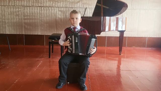 Храпов Кирилл, ШИ Косолапова, 8 лет, 1 гр , Д Кабалевский Маленькая полька обр Б Маркина смотреть онлайн
