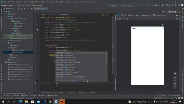 Приложение Заметки на Java в Android Studio. Урок 05. смотреть онлайн
